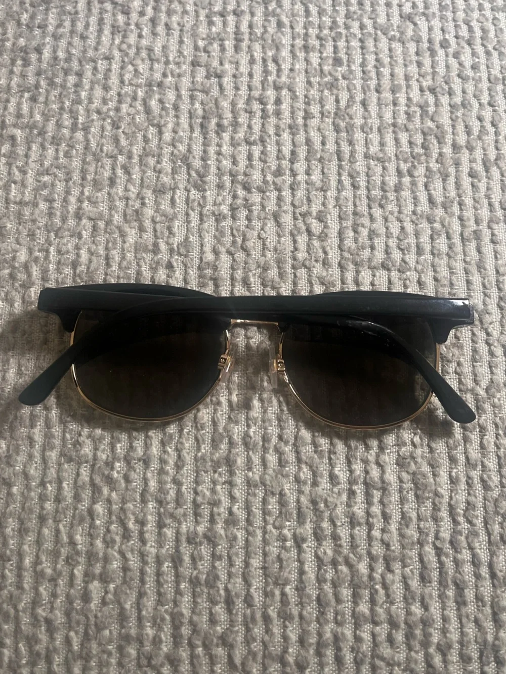 Disney kids Black and Gold Semi-Rim Sunglasses